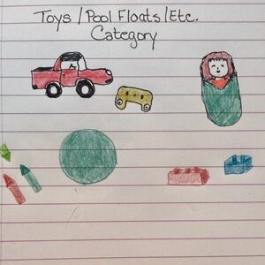 Toys, Pool Floats, Toys to Color, Dolls, Plus More